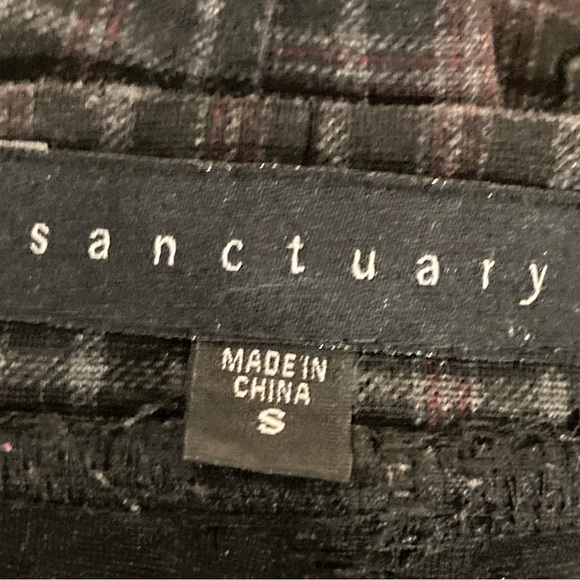 Sanctuary leggings, plaid. Size small. - Picture 6 of 7